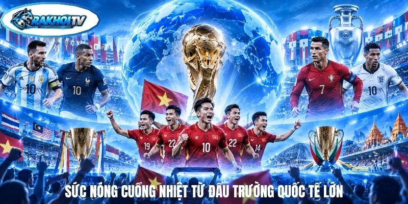 Sức nóng cuồng nhiệt từ đấu trường quốc tế lớn